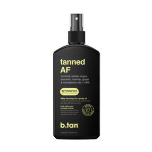 Tanned AF tanning Dry Spray Oil 8oz